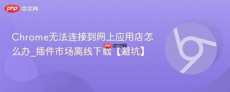Chrome无法连接到网上应用店怎么办_插件市场离线下载【避坑】