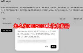 如何在DEEPSEEK上搜索数据-DEEPSEEK搜索数据的方法